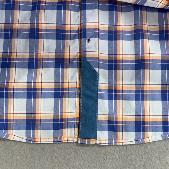 Tommy Bahama Siesta Key Plaid Stretch Button Down Shirt Mens M - Picture 6 of 10